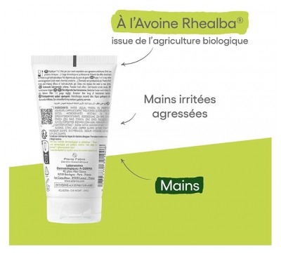 A-DERMA Dermalibour+ Crème Isolante Apaisante pour les Mains 50 ml