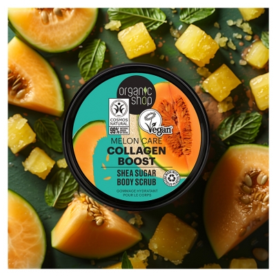 Organic Shop Gommage Collagen Boost Melon 250 ml