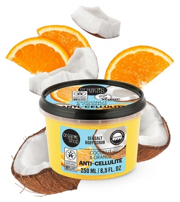 Organic Shop Gommage Anti-Cellulite Noix de Coco & Orange 250 ml