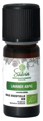 Salvia Nutrition huile Essentielle Lavande Aspic Biologique 10 ML