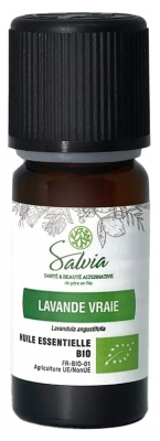 Salvia Nutrition Huile Essentielle Lavande Vraie Biologique 10 ML