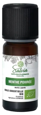 Salvia Nutrition Huile Essentielle Menthe Poivrée Biologique 10 ML