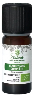 Salvia Nutrition Huile Essentielle Ylang Ylang Complète Biologique 10 ML