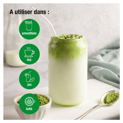 Purasana Super Food Tea Matcha Premium en Poudre Bio 75 g