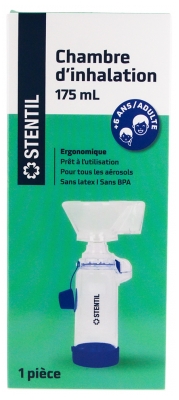 Stentil Chambre d'Inhalation Ergonomique Sans BPA 175 ml - Taille : 6 ans à Adulte
