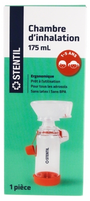 Stentil Chambre d'Inhalation Ergonomique Sans BPA 175 ml - Taille : 1 à 5 Ans
