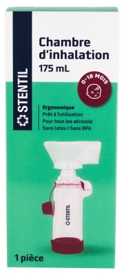 Stentil Chambre d'Inhalation Ergonomique Sans BPA 175 ml
