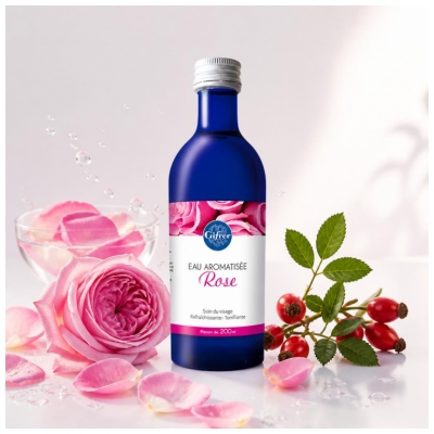 Gifrer Eau Aromatisée à la Rose 200 ml
