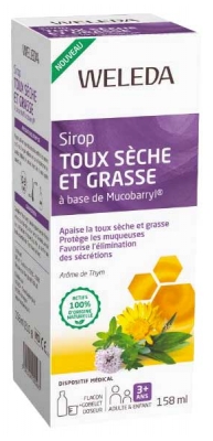 Weleda Sirop Toux Grasse et Sèche 158 ml