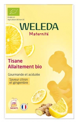 Weleda Maternité Allaitement Tisane Citron - Gingembre Bio 20 Sachets