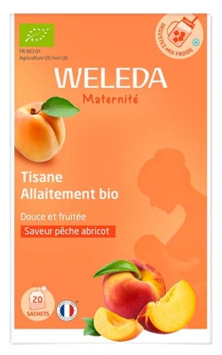 Weleda Tisane Allaitement Douce et Fruitée Pêche Abricot Bio 20 Sachets