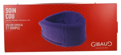Gibaud Collier Cervical Souple C1 Bleu Marine