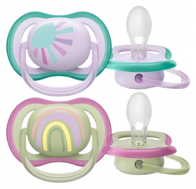 Avent 2 Sucettes Ultra Air 0-6M 