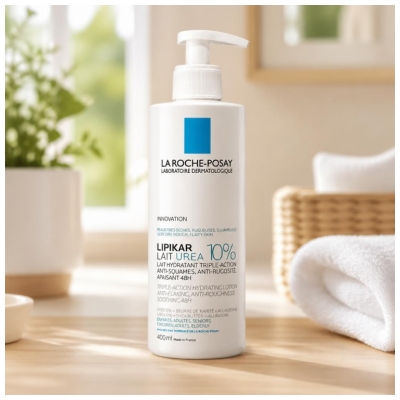 La Roche-Posay Lipikar Lait Urea 10% Hydratant Squames Rugosités 400 ml