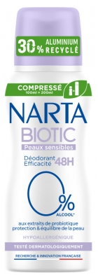 Narta Biotic Déodorant 48 Heures Peaux Sensibles 100 ML
