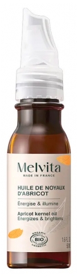 Melvita Huile de Noyaux d'Abricot Énergie et Illumine Bio 50 ml
