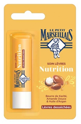 Le Petit Marseillais Soin Lèvre Nour Karité Amande Argan Stick 4,9 g