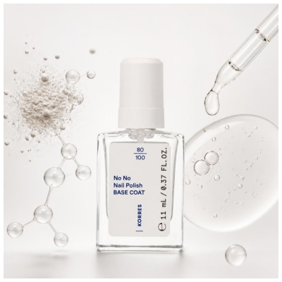 Korres No No Vernis à Ongles Base Coat Protectrice 11 ml