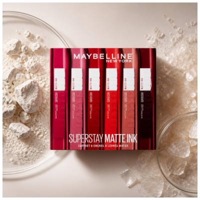 Maybelline New York Superstay Encre à Lèvres Mate Coffret 6 x 5 ml