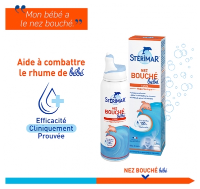 Stérimar Nez Bouché Bébé Dès 3 Mois 100 ml