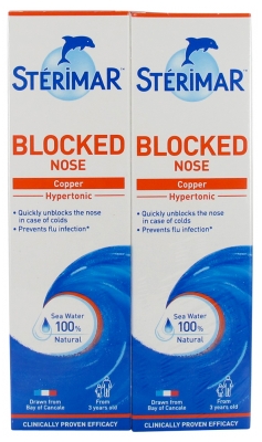 Stérimar Nez Bouché Dès 3 Ans Lot de 2 x 100 ml