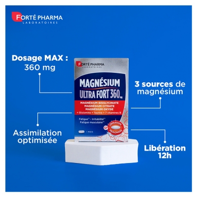 Forté Pharma Magnésium Ultra Fort 360 mg Complément Alimentaire 30 Comprimés