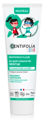 Centifolia Kids Dentifrice Fluor Goût Menthe Bio 75 ml