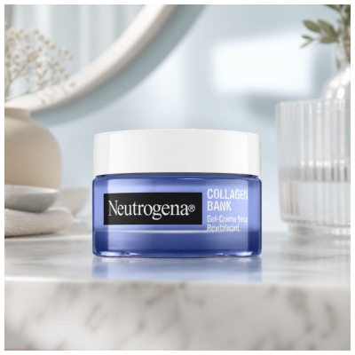 Neutrogena Collagen Bank Gel-Crème Micro-Peptides Yeux Revitalisant 15 g