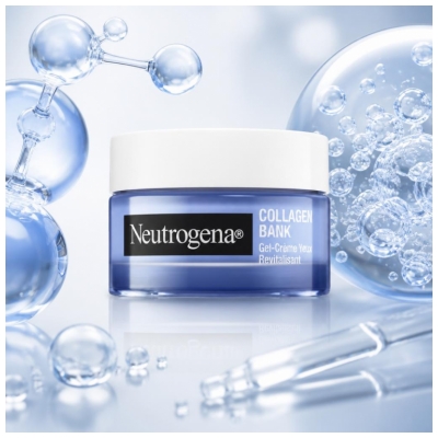 Neutrogena Collagen Bank Gel-Crème Micro-Peptides Yeux Revitalisant 15 g