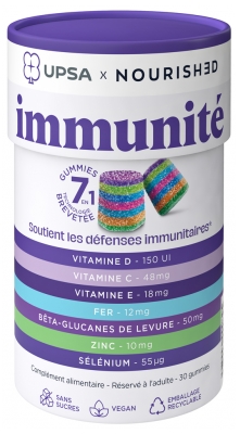 UPSA X Nourished Gummies 7 en 1 Immunité
