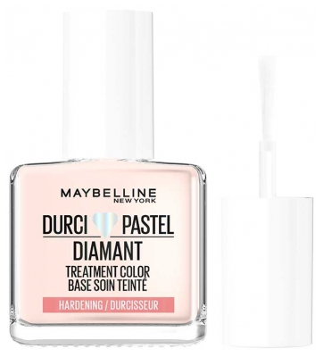 Maybelline New York Durci Pastel Diamant Base de Vernis Soin Durcisseur Teinté 12 ml