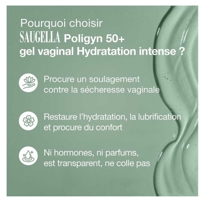 Saugella Poligyn 50+ Gel Vaginal Hydratation Intense 7 Unidoses