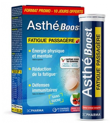 3C Pharma AsthéBoost 1 Mois 30 Comprimés dont 10 Offerts 