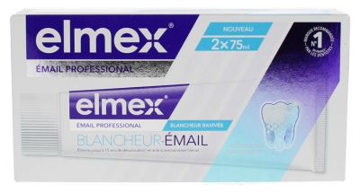 Elmex Dentifrice Blancheur Émail 2 x 75 ml