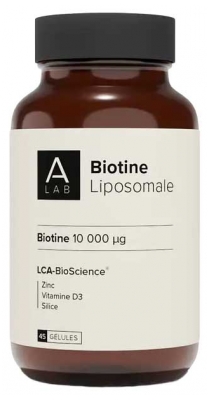 A-Lab Biotine Liposomale Cheveux Peaux et Ongles 45 Gélules