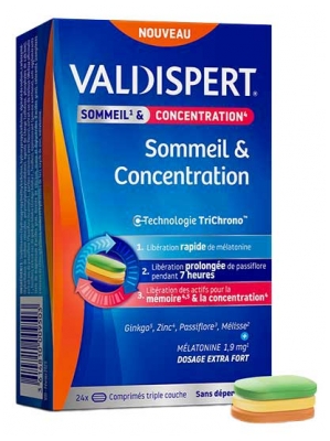 Valdispert Sommeil & Concentration 24 Comprimés