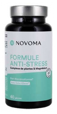Novoma Formule Anti-Stress Bien-Être Émotionnel 60 Gélules