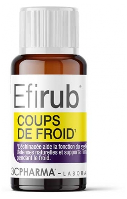 3C Pharma Efirub Coups de Froid 5 Jours 10 Monodoses