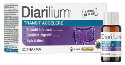 3C Pharma Diarilium Transit Accéléré 3 Jours 10 Monodoses
