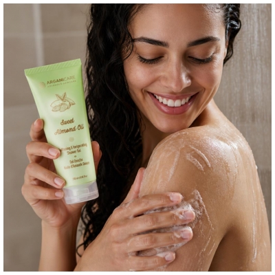 Arganicare Gel Douche Sweet Almond Oil Huile d'Amande Douce 250 ml