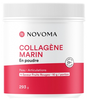 Novoma Collagène Marin Peau & Articulations Saveur Mangue en Poudre 290 g - Goût : Fruits Rouges