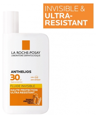 La Roche-Posay Anthelios Crème Solaire en Fluide Invisible Visage Spf30 Avec Parfum 50 ml
