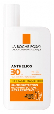 La Roche-Posay Anthelios Crème Solaire en Fluide Invisible Visage Spf30 Avec Parfum 50 ml
