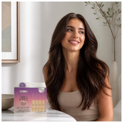 Arganicare Trio Force Ampoule de Traitement Capillaire 4 Ampoules de 10 ml