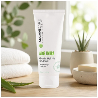 Arganicare Aloe Hydra Nettoyant Visage à l'Aloe Vera 100 ml