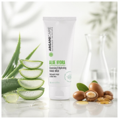 Arganicare Aloe Hydra Nettoyant Visage à l'Aloe Vera 100 ml