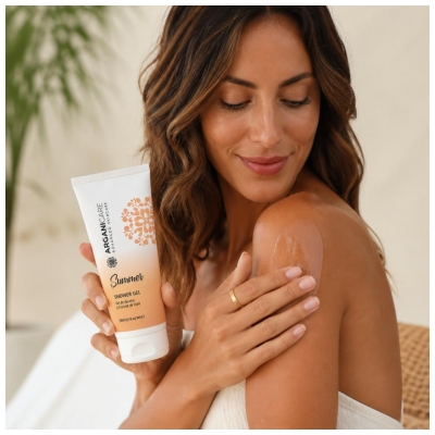 Arganicare Summer Gel de Douche Extrait de Tiaré 200 ml 