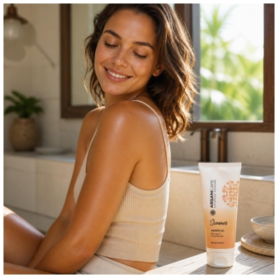 Arganicare Summer Gel de Douche Extrait de Tiaré 200 ml 