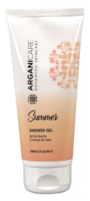Arganicare Summer Gel de Douche Extrait de Tiaré 200 ml 