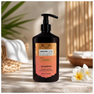 Arganicare Summer Shampoing Extrait de Tiaré Après-Soleil 200 ml